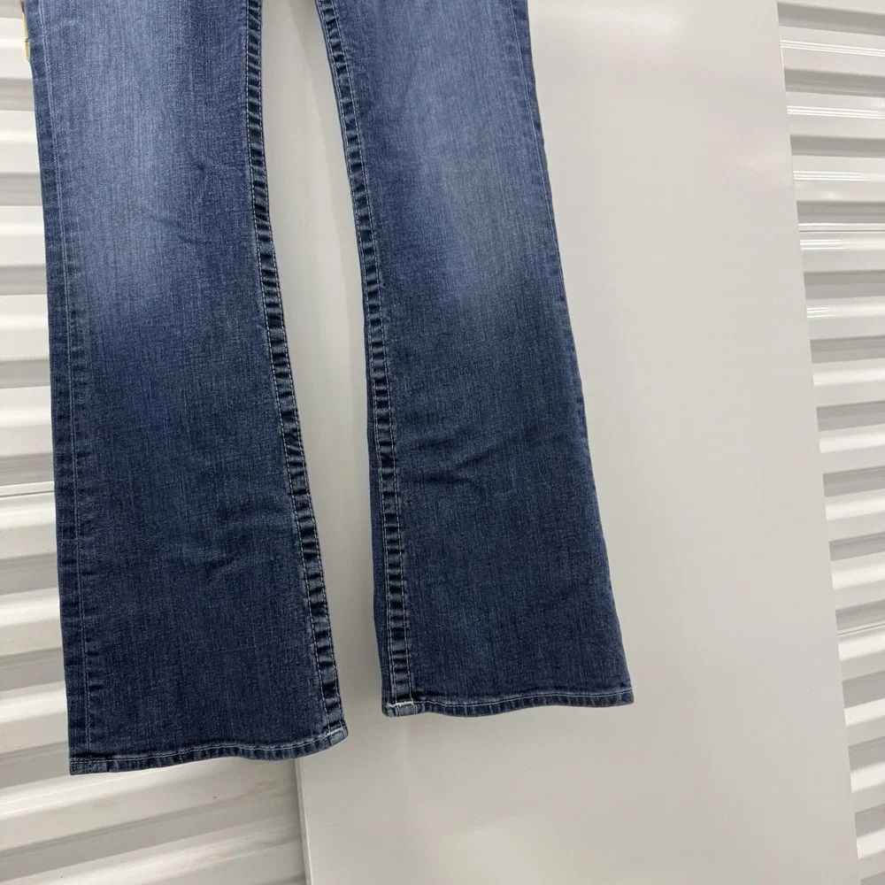 True‎ Religion Jeans 31x32 Blue Straight Bootcut USA Made Y2K Denim